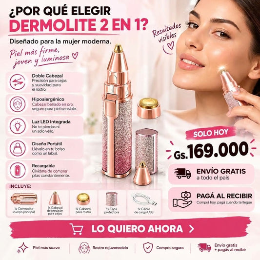 Perfilador y Depilador Facial 2 en 1