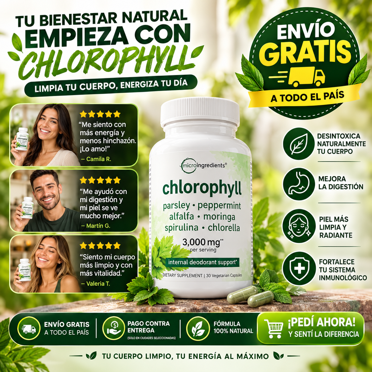 Clorofila En Capsulas 30