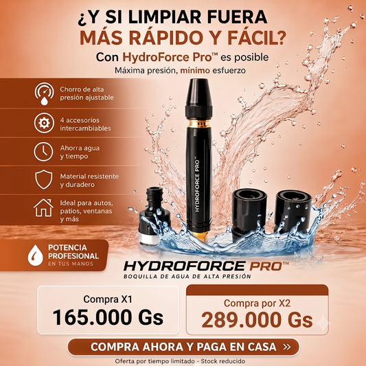 HydroForce Pro: Pico Manguera de Alta Presión