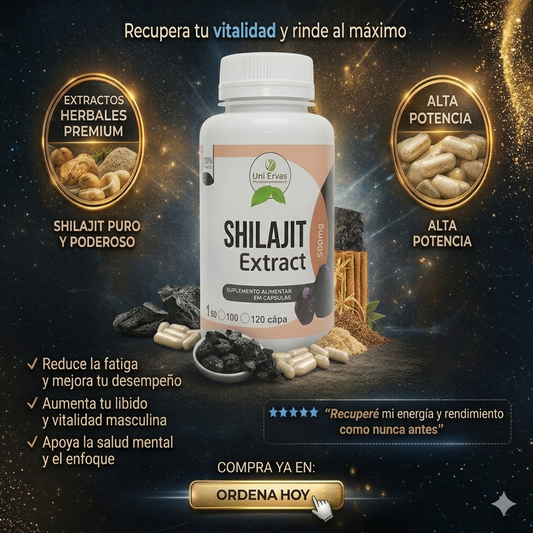 Shilajit Ultra Original ™ x60 Cápsulas - Energía y Vitalidad Diaria 🔥