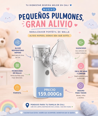 NEBULIZADOR PORTATIL MESH