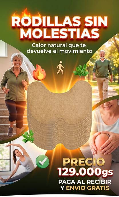 Parches Analgésicos para Rodilla, Artritis y Reumatismo