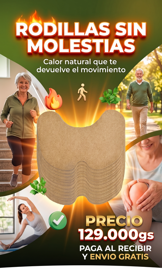 Parches Analgésicos para Rodilla, Artritis y Reumatismo