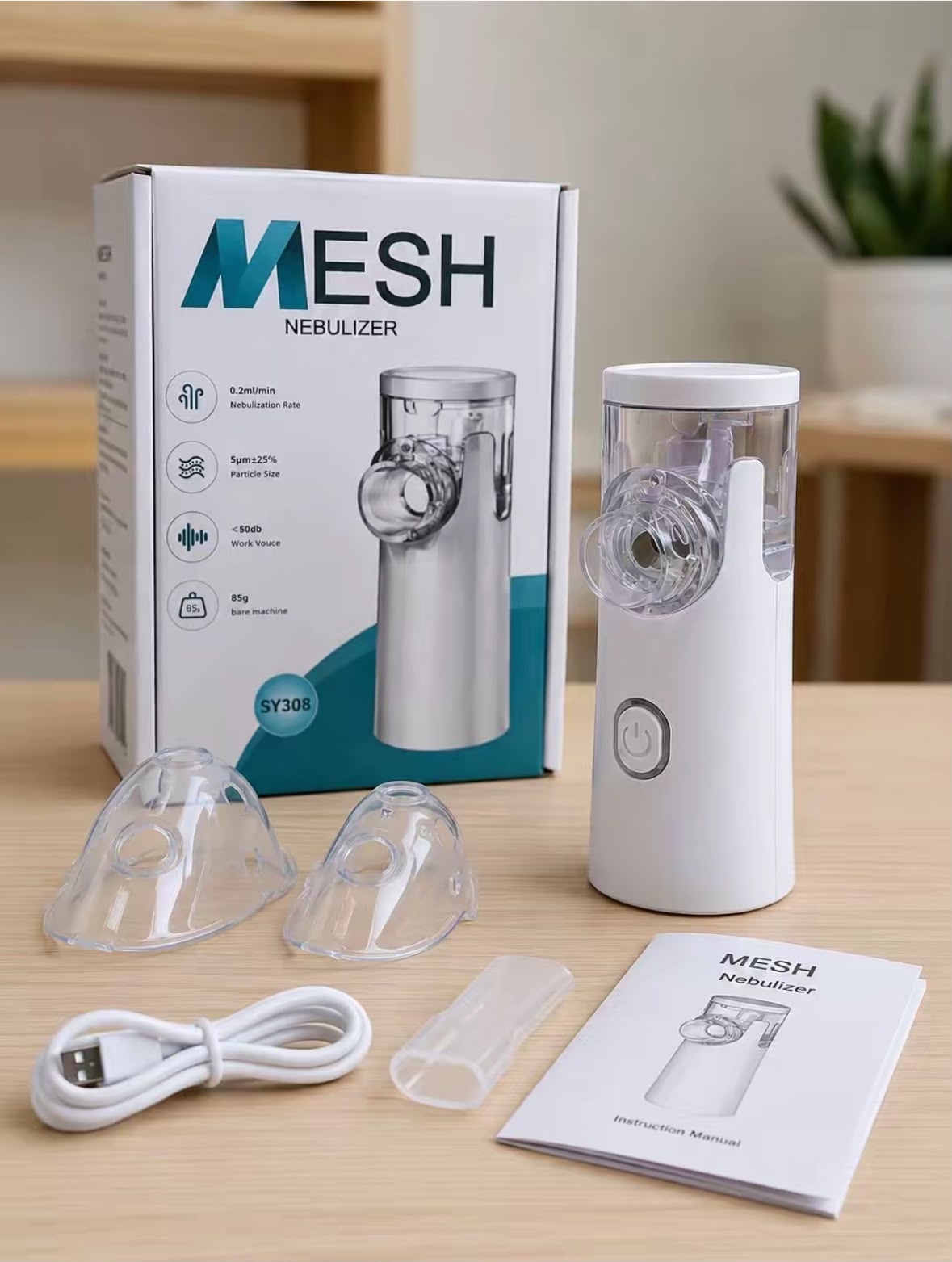 NEBULIZADOR PORTATIL MESH