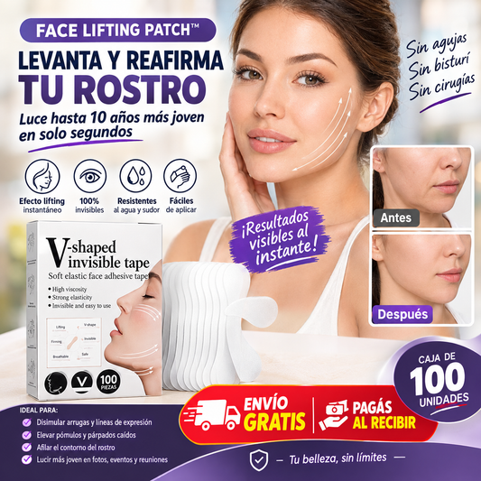 FaceLift Invisible™ – Cinta de Lifting Facial